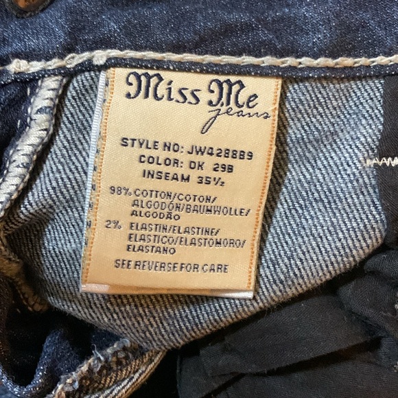 Miss Me jeans size 32/351/2 - Picture 9 of 10